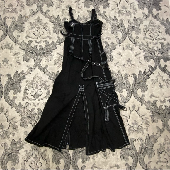 NWT Tripp NYC B&W Bondage Zippered Front Dress - Picture 3 of 11